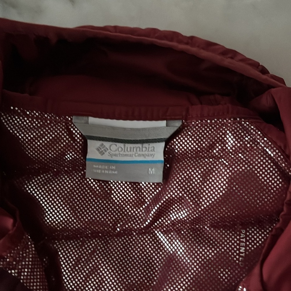 Columbia Powder Lite Omni-heat Insulated Anorak Malbec Thermal Jacket Sz M NWOT - Picture 7 of 16